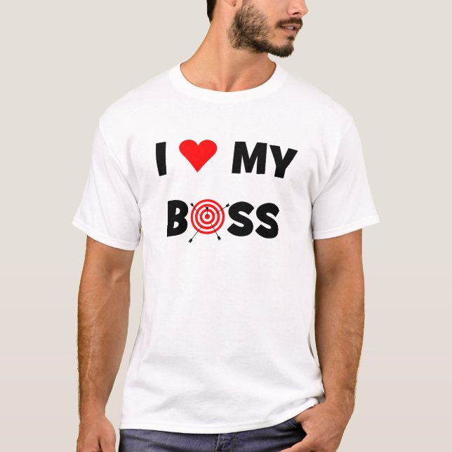 Camiseta Amo mi jefe (Anverso)