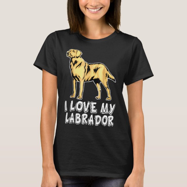 Camiseta Amo Mi Labrador (Anverso)