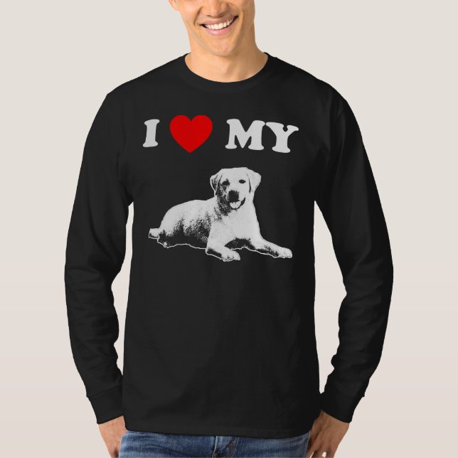 Camiseta Amo Mi Labrador 4 (Anverso)
