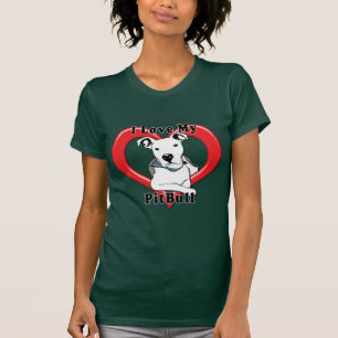 Camiseta Amo mi logotipo de PitBull