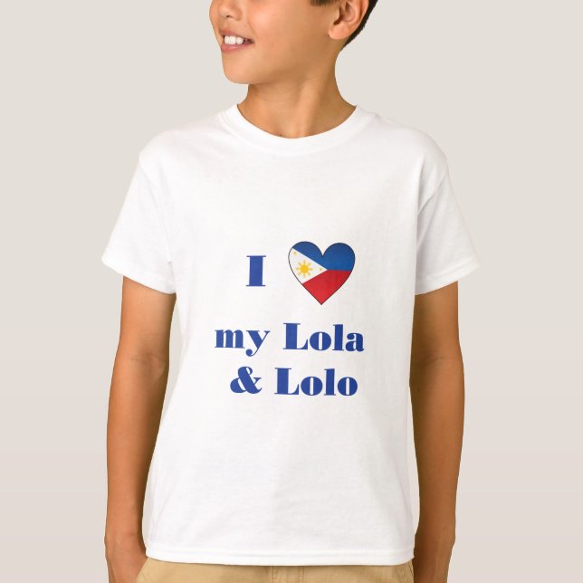 Camiseta Amo mi Lola y Lolo1 (Anverso)