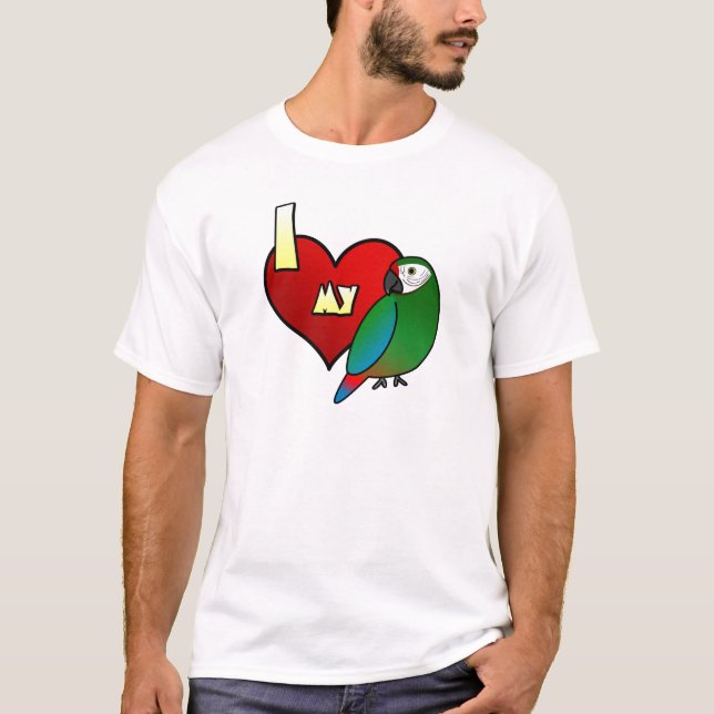 Camiseta Amo mi Macaw militar (Anverso)
