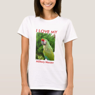 Camiseta AMO MI Macaw militar