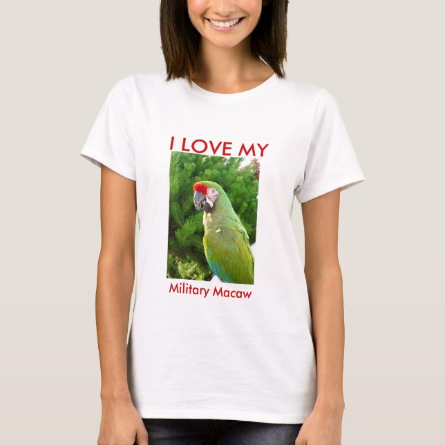 Camiseta AMO MI Macaw militar (Anverso)