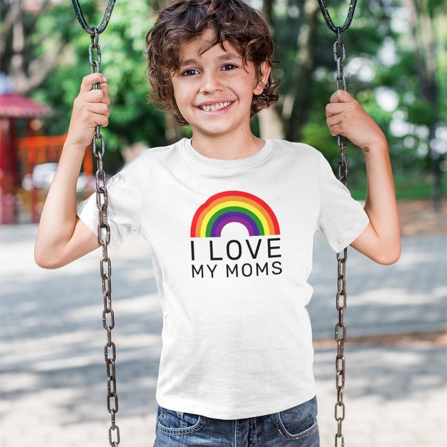 Camiseta Amo mi mamá Orgullo Gay Arcoiris (Subido por el creador)
