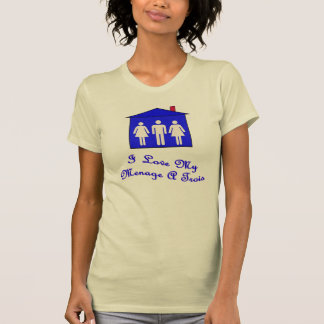 Camiseta Amo mi menage los trois