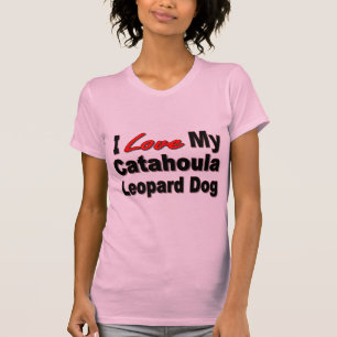 Camiseta Amo mi mercancía del perro del leopardo de