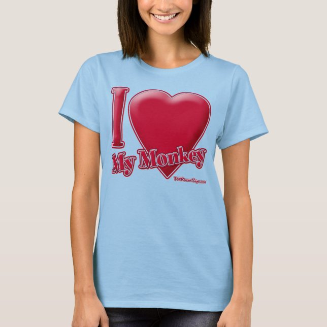 Camiseta Amo Mi Mono (Anverso)