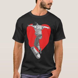 Camiseta Amo mi monopatín patinando Sk8