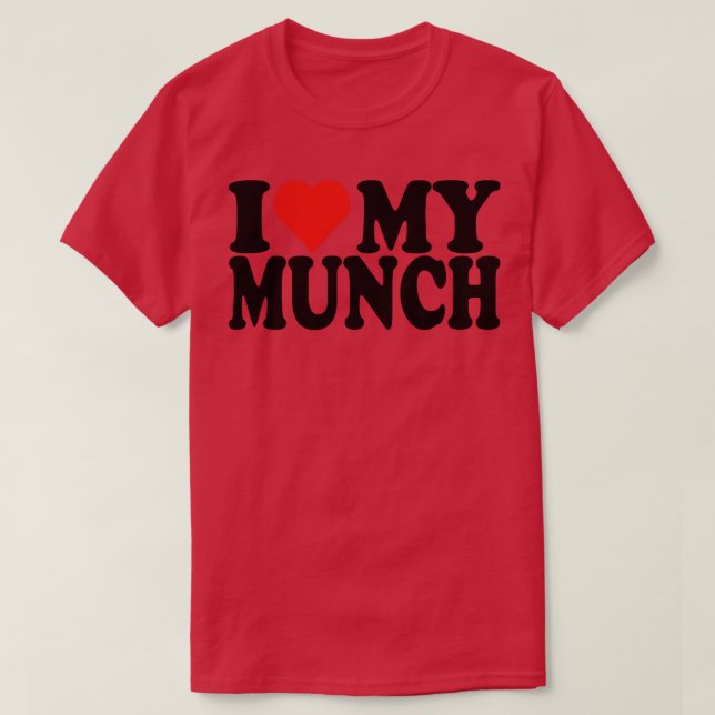Camiseta Amo mi Munch (Diseño del anverso)
