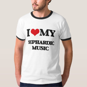Camiseta Amo mi MÚSICA de SEPHARDIC
