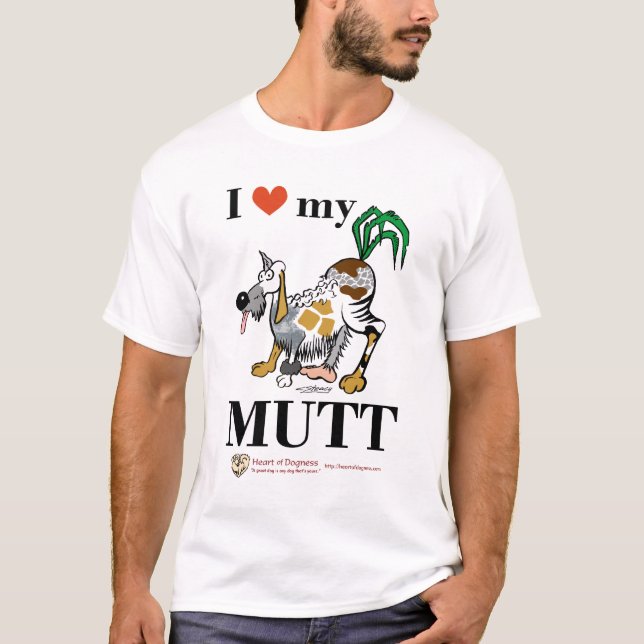 Camiseta Amo mi Mutt (Anverso)