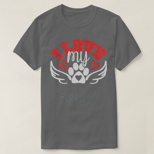 Camiseta Amo Mi Mutt (Diseño del anverso)