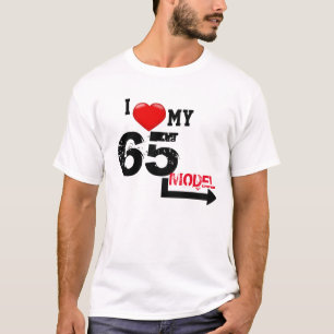 Camiseta Amo mi nacido en 65 1965 esposa o marido modelo