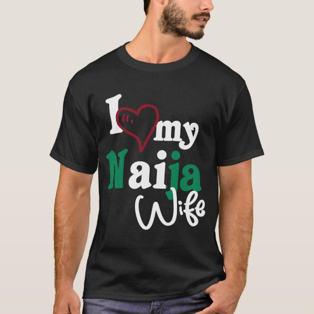 Camiseta Amo mi Naija Esposa Artística Naija (Anverso)