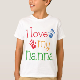 Camiseta Amo mi Nanna Handprints