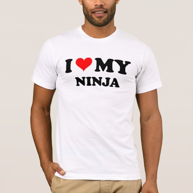 Camiseta Amo mi Ninja (Anverso)