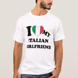 Camiseta Amo mi novia italiana T-Shirt