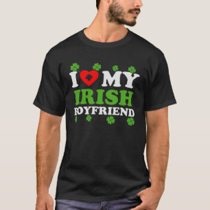 Camiseta Amo Mi Novio Irlandés Tees Flag Girlfriend Slo