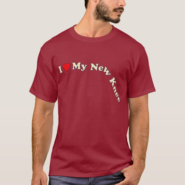 Camiseta Amo mi nueva rodilla (Anverso)