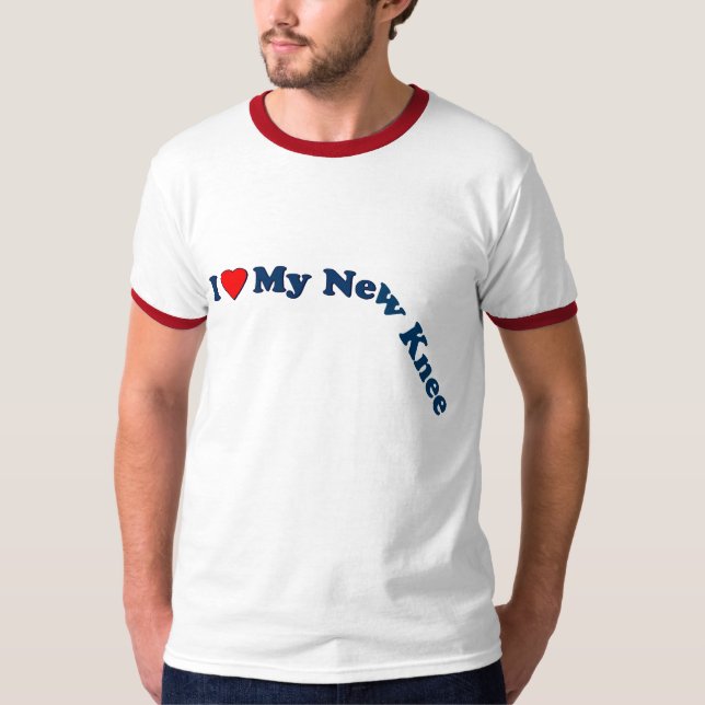 Camiseta Amo mi nueva rodilla (Anverso)