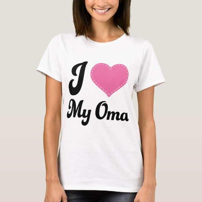 Camiseta Amo mi Oma (Anverso)