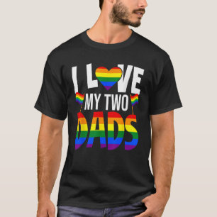 Camiseta Amo Mi Orgullo De Dos Hijas Orgullo LGBT Familia C
