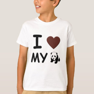 Camiseta Amo mi OSO de PANDA