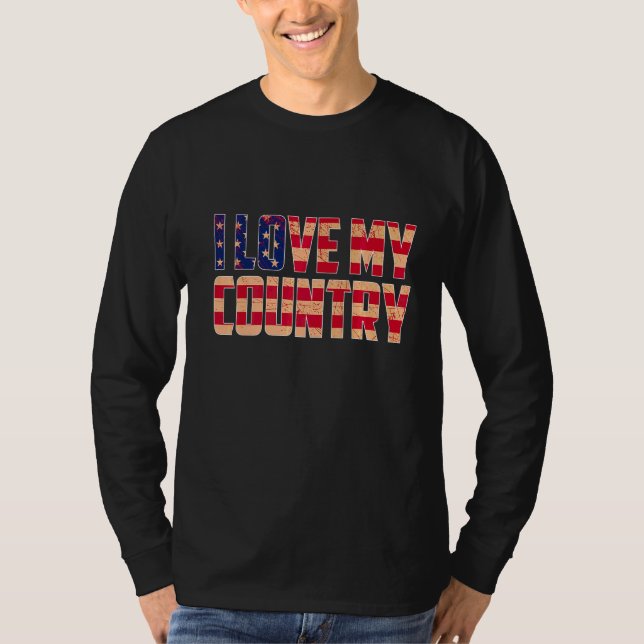 Camiseta Amo Mi País (Anverso)