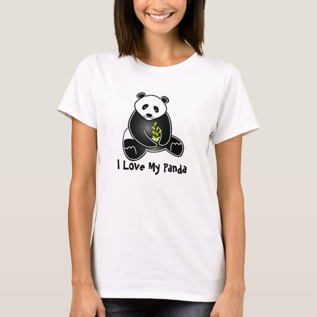 Camiseta Amo mi panda (Anverso)