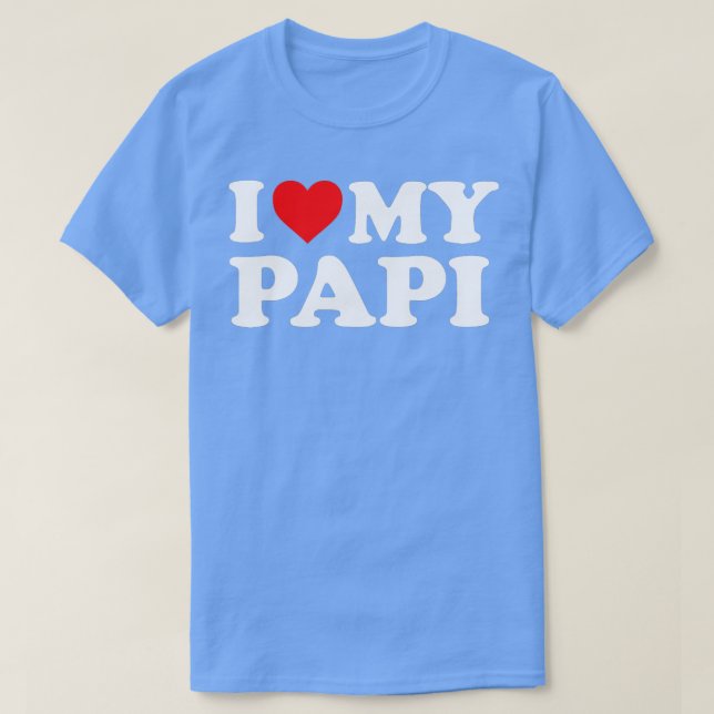 Camiseta Amo Mi Papi (Diseño del anverso)