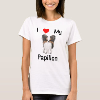 Camiseta Amo mi Papillon (la imagen)