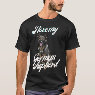 Camiseta Amo mi Pastor Alemán Premium
