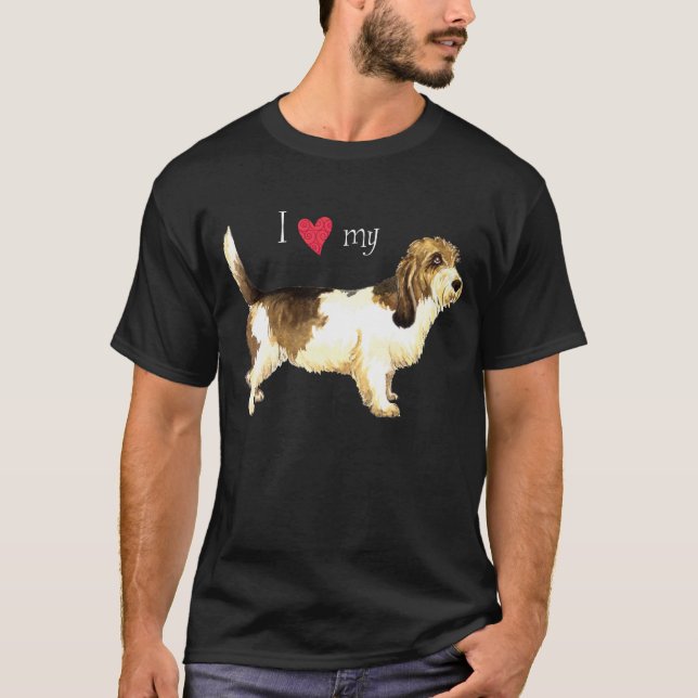 Camiseta Amo mi PBGV (Anverso)