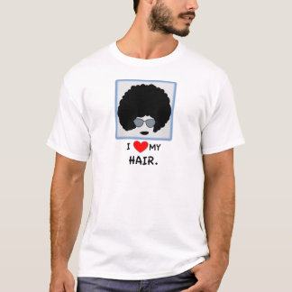 Camiseta Amo mi pelo - Afro