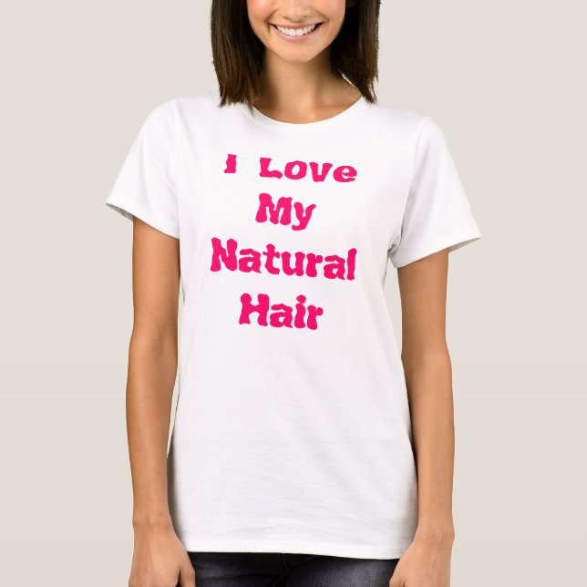 Camiseta Amo mi pelo natural (Anverso)