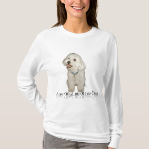 Camiseta Amo Mi Perro Blanco Pequeño - Habanés