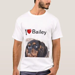 Camiseta Amo mi perro foto personalizada