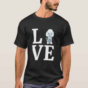 Camiseta Amo Mi Perro Gif De Poodle