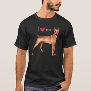 Camiseta Amo mi Pinscher alemán