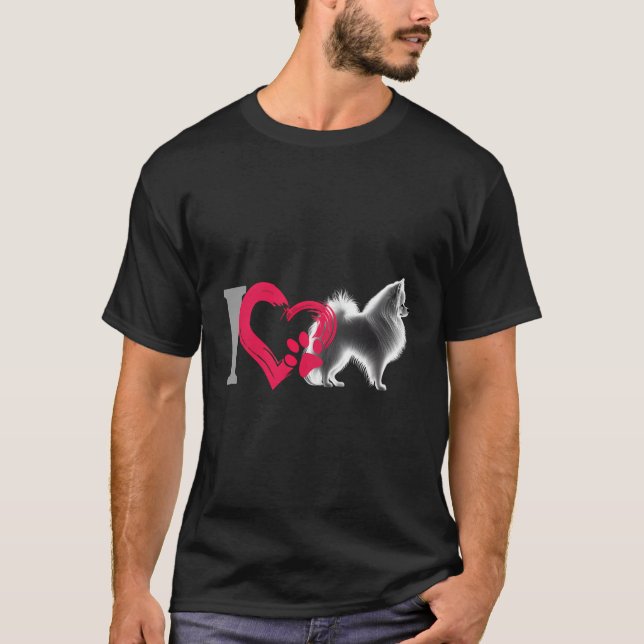 Camiseta Amo Mi Pomerania (Anverso)