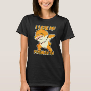 Camiseta Amo Mi Pomerania Pomerania