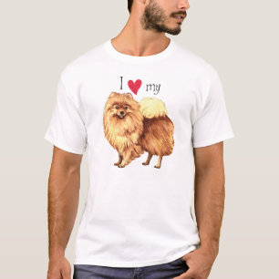 Camiseta Amo mi Pomeranian