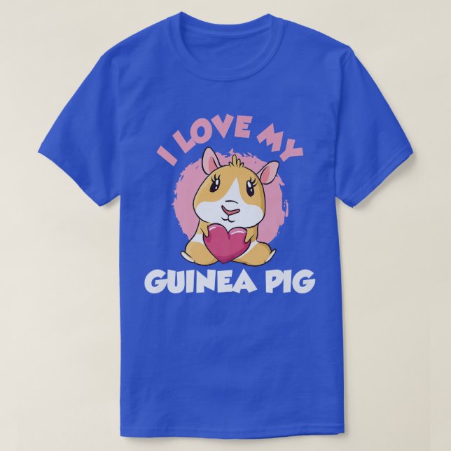 Camiseta Amo Mi Prima De Cerdo De Guinea (Diseño del anverso)