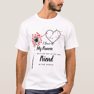 Camiseta Amo Mi prometida - Mejor Amigo Personalizado