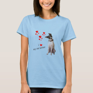 Camiseta Amo mi rata Terrier
