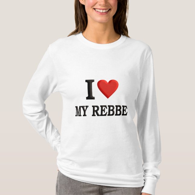Camiseta Amo mi Rebbe (Anverso)