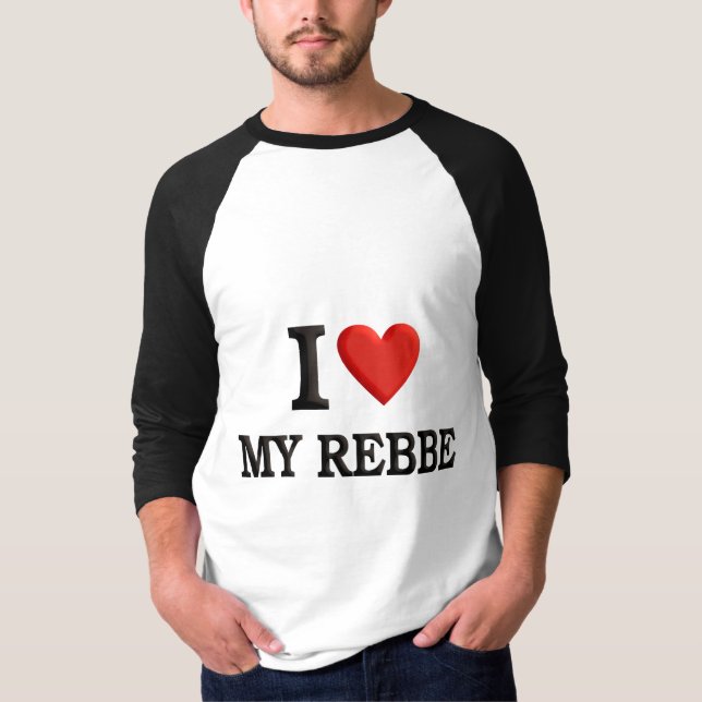 Camiseta Amo mi Rebbe (Anverso)