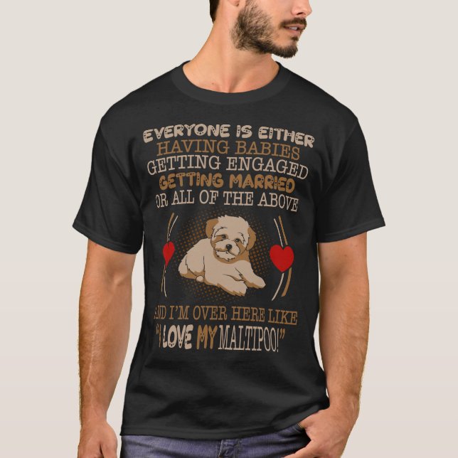 Camiseta Amo mi regalo de los amantes del mascota de (Anverso)