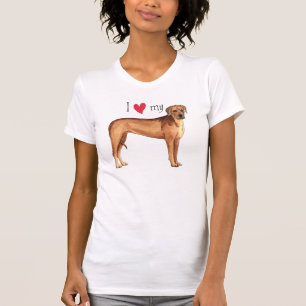 Camiseta Amo mi Rhodesian Ridgeback